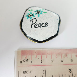 Hand Painted Artisan Created Rocks Individually Blessed with Card Story