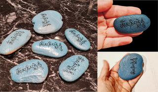 Hand Painted Artisan Created Rocks Individually Blessed with Card Story