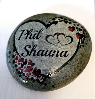 Hand Painted Artisan Created Rocks Individually Blessed with Card Story