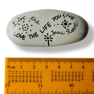 Hand Painted Artisan Rocks Individually Blessed with Card Story