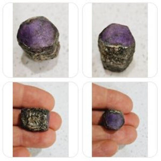 Ultra rare hexagonal Ruby Silk Zoning Crystal Genuine Gems Gemstone H1