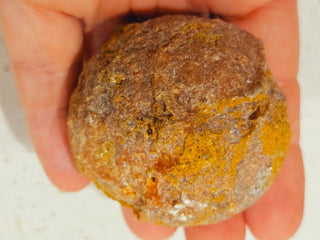 Orange Carnelian Thunderegg Natural 126gm Genuine Gems Gemstone H1