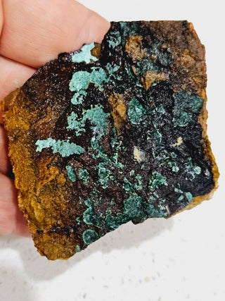 Native Malachite Australian 82gms Genuine Gems Gemstone Lovely Green Patterns H1