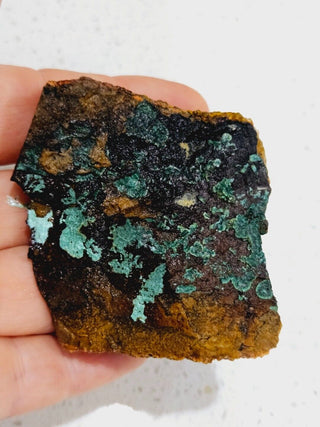 Native Malachite Australian 82gms Genuine Gems Gemstone Lovely Green Patterns H1