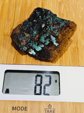 Native Malachite Australian 82gms Genuine Gems Gemstone Lovely Green Patterns H1