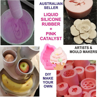 1kg LIQUID SILICONE rubber for mould making + Colour Easy DIY make your own 50% off Quick Set