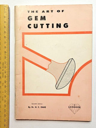The Art of Gem Cutting Vintage Paperback Book Dr H C Dake R1