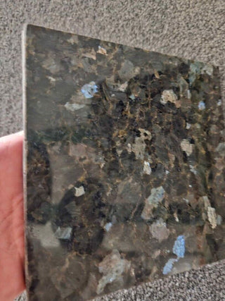 Genuine LABRADORITE manifesting polished plate Gems Gemstone  rainbow Colours K7