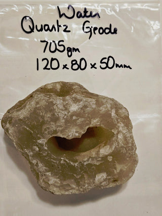 Water Quartz Geode Crystal Cluster Record Keeper Genuine Gems Gemstone 705gm G2