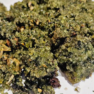 Peridot Olivine Crystals Rough 260gms Genuine Gems Gemstone G6