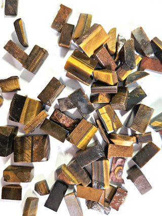 TIGER EYE Genuine Gems Gemstone Ready for Cutting into cabs Cabachons Pre formed