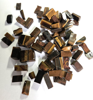 TIGER EYE Genuine Gems Gemstone Ready for Cutting into cabs Cabachons Pre formed