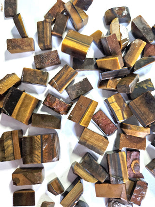 TIGER EYE Genuine Gems Gemstone Ready for Cutting into cabs Cabachons Pre formed
