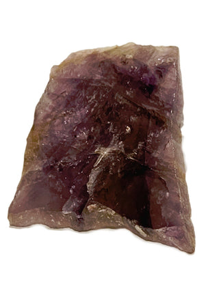 Purple Fluorite Slice 28gms 60x50x5mm Genuine Gems Gemstone Beautiful marking G6