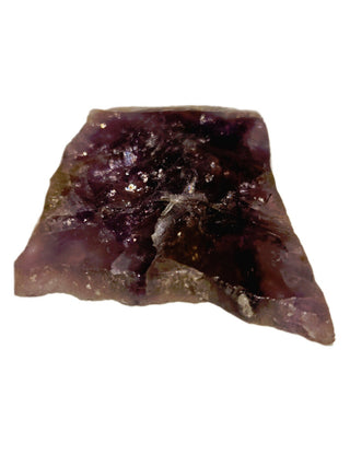 Purple Fluorite Slice 28gms 60x50x5mm Genuine Gems Gemstone Beautiful marking G6