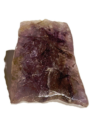Purple Fluorite Slice 28gms 60x50x5mm Genuine Gems Gemstone Beautiful marking G6