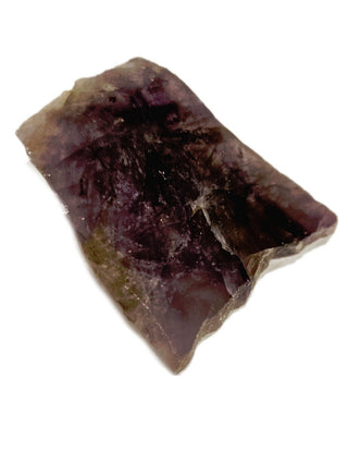 Purple Fluorite Slice 28gms 60x50x5mm Genuine Gems Gemstone Beautiful marking G6