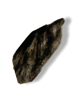 Tourmalinated Quartz Slice Cut 70x60x3mm Genuine Gems Gemstone G6