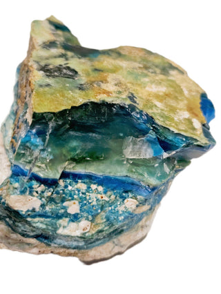 Imperial Opalised Chrysocolla 323gms Genuine Gems Gemstone Vivid Colour UniqueG6