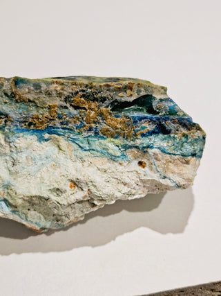 Imperial Opalised Chrysocolla 323gms Genuine Gems Gemstone Vivid Colour UniqueG6