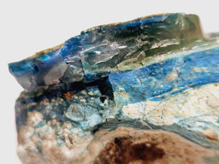 Imperial Opalised Chrysocolla 323gms Genuine Gems Gemstone Vivid Colour UniqueG6