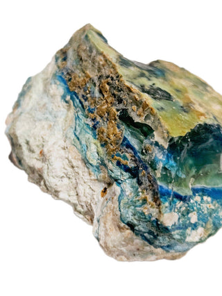 Imperial Opalised Chrysocolla 323gms Genuine Gems Gemstone Vivid Colour UniqueG6