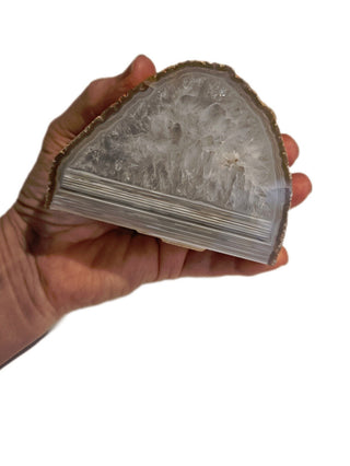 Water Agate Geode Cave Polished 520gms Unique Special Genuine Gems Gemstone G6