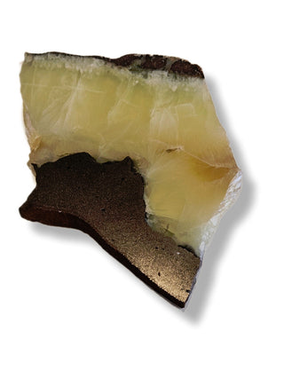 Polished Prehnite Slice Australian Sun Jade 70gms Genuine Gems Gemstone G6