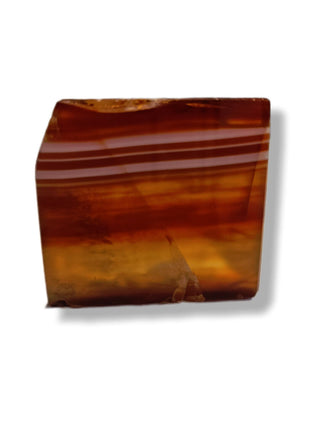 Orange Agate Slice Beautiful banding Colours 32gms Genuine Gems Gemstone G6