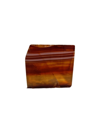 Orange Agate Slice Beautiful banding Colours 32gms Genuine Gems Gemstone G6