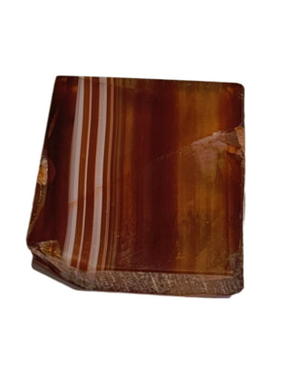 Orange Agate Slice Beautiful banding Colours 32gms Genuine Gems Gemstone G6