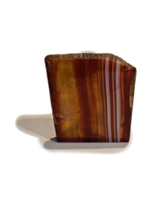 Orange Agate Slice Beautiful banding Colours 32gms Genuine Gems Gemstone G6