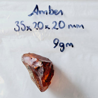 Natural Amber 35x20x20 9gm Genuine Gems Gemstone Rare Unusual  H1