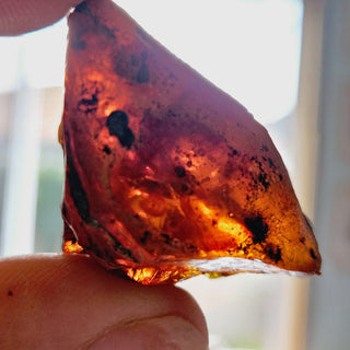 Natural Amber 35x20x20 9gm Genuine Gems Gemstone Rare Unusual  H1