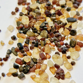 Bundle: Topaz Quartz Garnet Ruby 20gm Ethically collected Genuine Gemstone G3