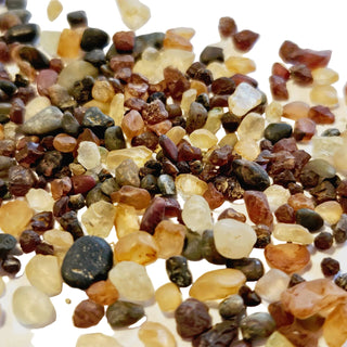 Bundle: Topaz Quartz Garnet Ruby 20gm Ethically collected Genuine Gemstone G3