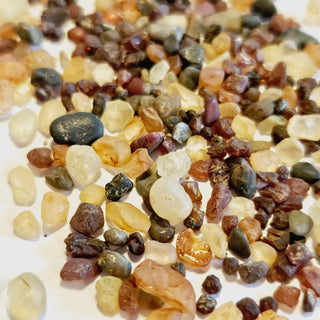 Bundle: Topaz Quartz Garnet Ruby 20gm Ethically collected Genuine Gemstone G3