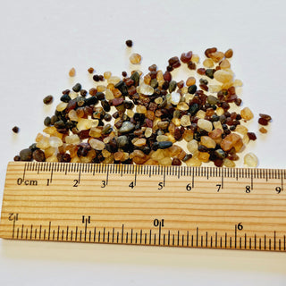 Bundle: Topaz Quartz Garnet Ruby 20gm Ethically collected Genuine Gemstone G3