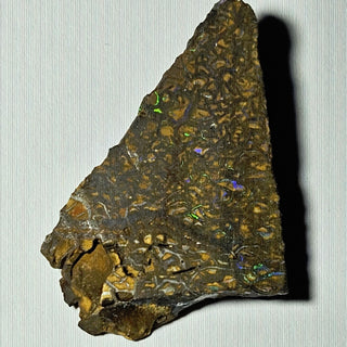 Opal Matrix Triangle 5gm 35x20x5mm Genuine Gems Gemstone Colour Flashes G3