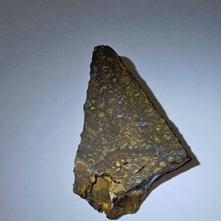Opal Matrix Triangle 5gm 35x20x5mm Genuine Gems Gemstone Colour Flashes G3