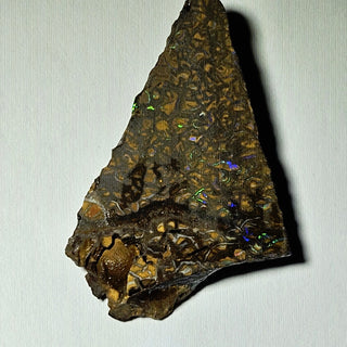 Opal Matrix Triangle 5gm 35x20x5mm Genuine Gems Gemstone Colour Flashes G3