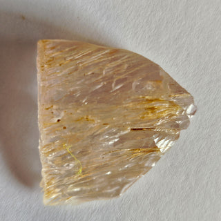 Rose Quartz Kunzite Topaz + Rutile Crystal Beautiful cutting Genuine Gemstone G3
