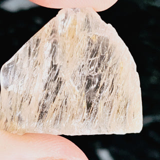 Rose Quartz Kunzite Topaz + Rutile Crystal Beautiful cutting Genuine Gemstone G3