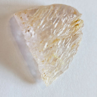 Rose Quartz Kunzite Topaz + Rutile Crystal Beautiful cutting Genuine Gemstone G3