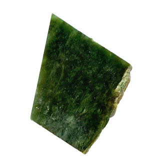 Nephrite Jade Slice 33gm Deep Green Genuine Gems Gemstone Cut ready to polish G3