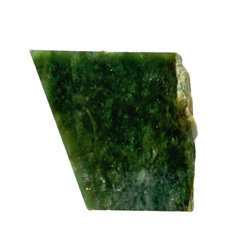 Nephrite Jade Slice 33gm Deep Green Genuine Gems Gemstone Cut ready to polish G3