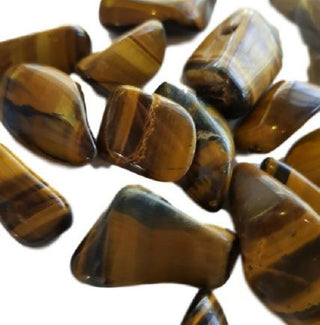 TIGER EYE Tumbled gem stones Crystal Australian Natural Specimen 500gm Genuine