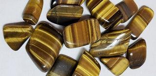 Tiger Eye Tumbled Gemstones – 500g Bulk Lot Genuine • Natural • Beautifully Polished
