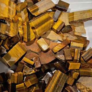 TIGER EYE CUBES 230gms Cutting ready gem stones Natural Specimen Genuine G5