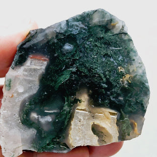 Moss Agate Incredible patterns & Colours 184gms 60x50mm Genuine Gems Gemstone G3